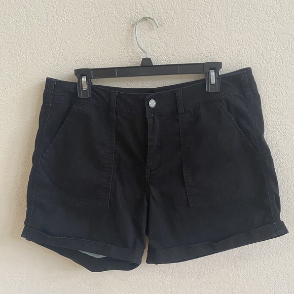 Sound/style Pants - Sound Style New York Los Angeles Black Black Cuffed Pocketed Size 12